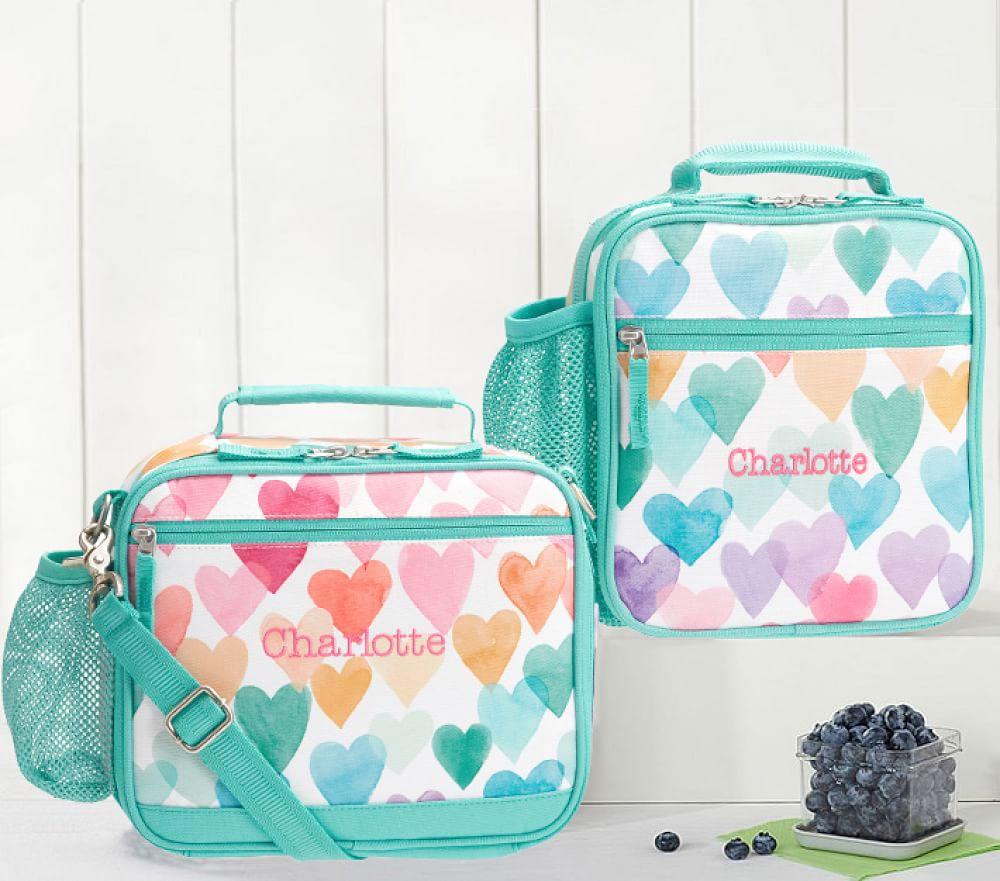 Mackenzie Rainbow Hearts Lunch Boxes